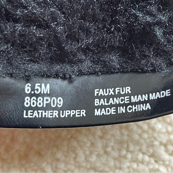 Naturalizer Suede Leather Winter Boot Faux Fur Lined Full Zipper Size 6.5 Black - Picture 5 of 9